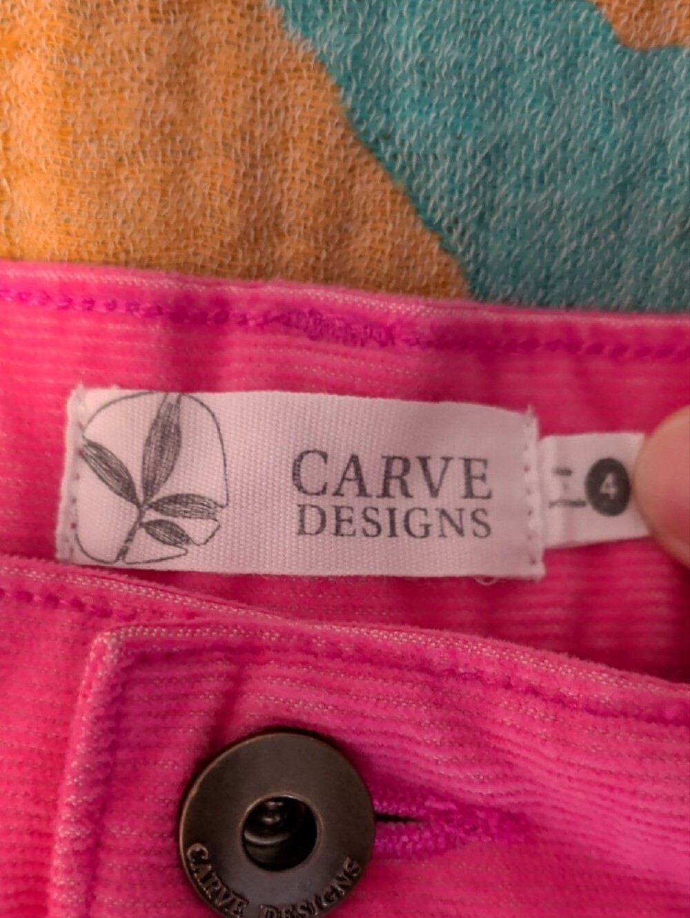 Carve Designs Dogtown Pink Cutoff Shorts - Picture 2 of 4